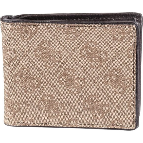 Other - 🆕Men's Brown/Brown Logo Imported Leather Pass Case Wallet